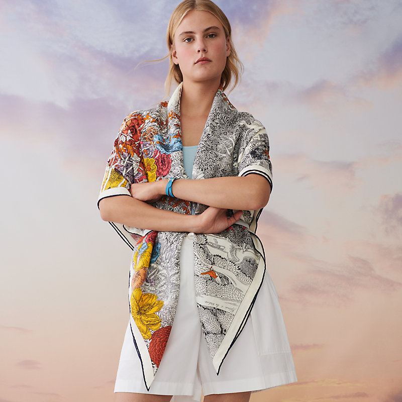 Retour a la Nature shawl 140 | Hermès USA